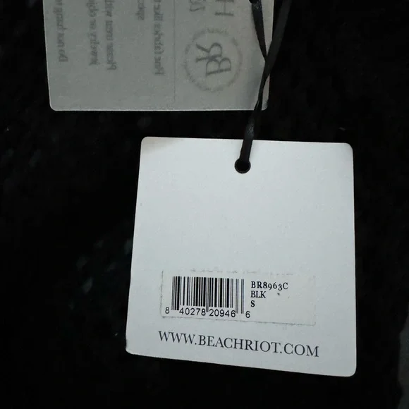 Holly Dress Black Crochet Cover Up - Picture 5 of 6